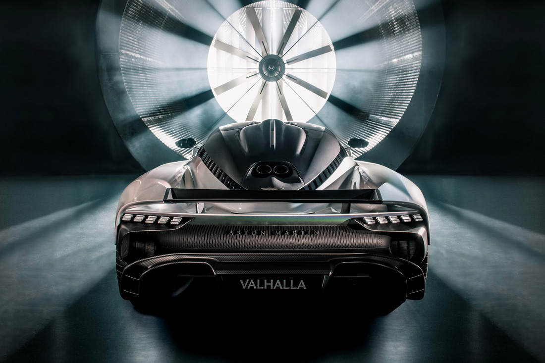 Exterior of Aston Martin Valhalla coupe