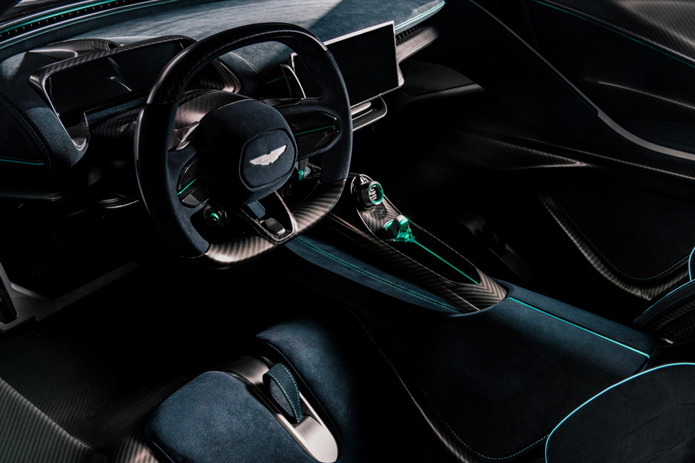 Interior of the Aston Martin Valhalla Coupe