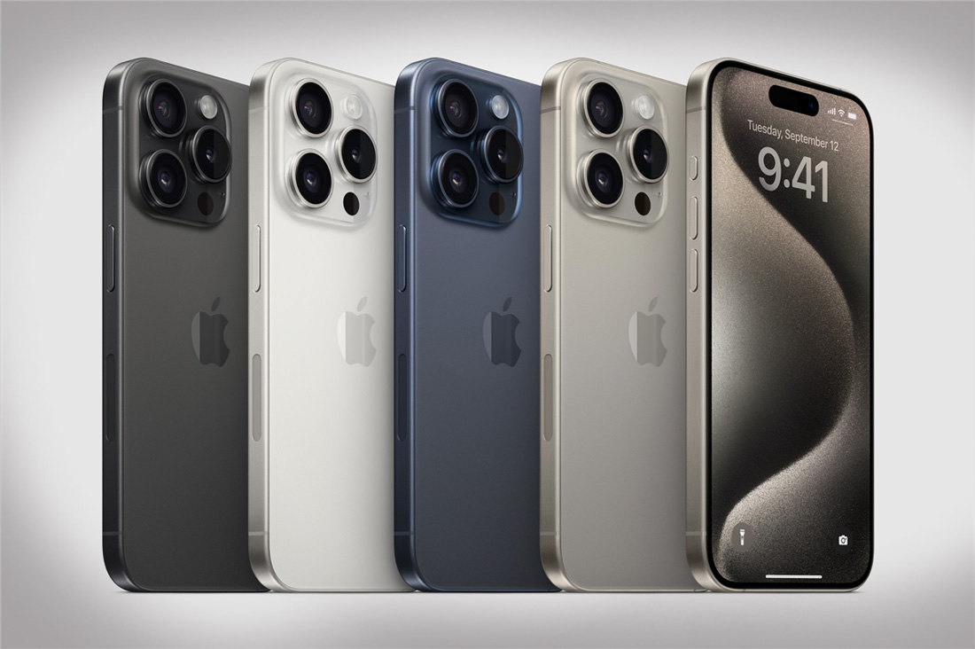 iPhone 15 Pro and iPhone 15 Pro Max colors