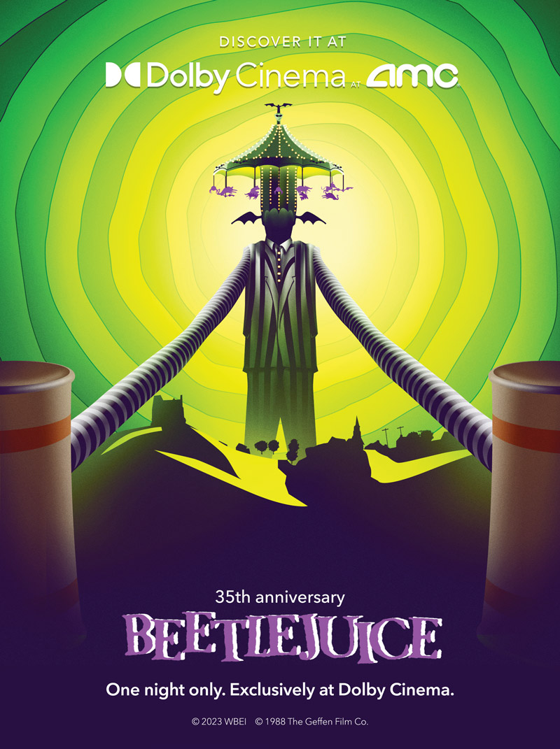 Beetlejuice 35th anniversary poster