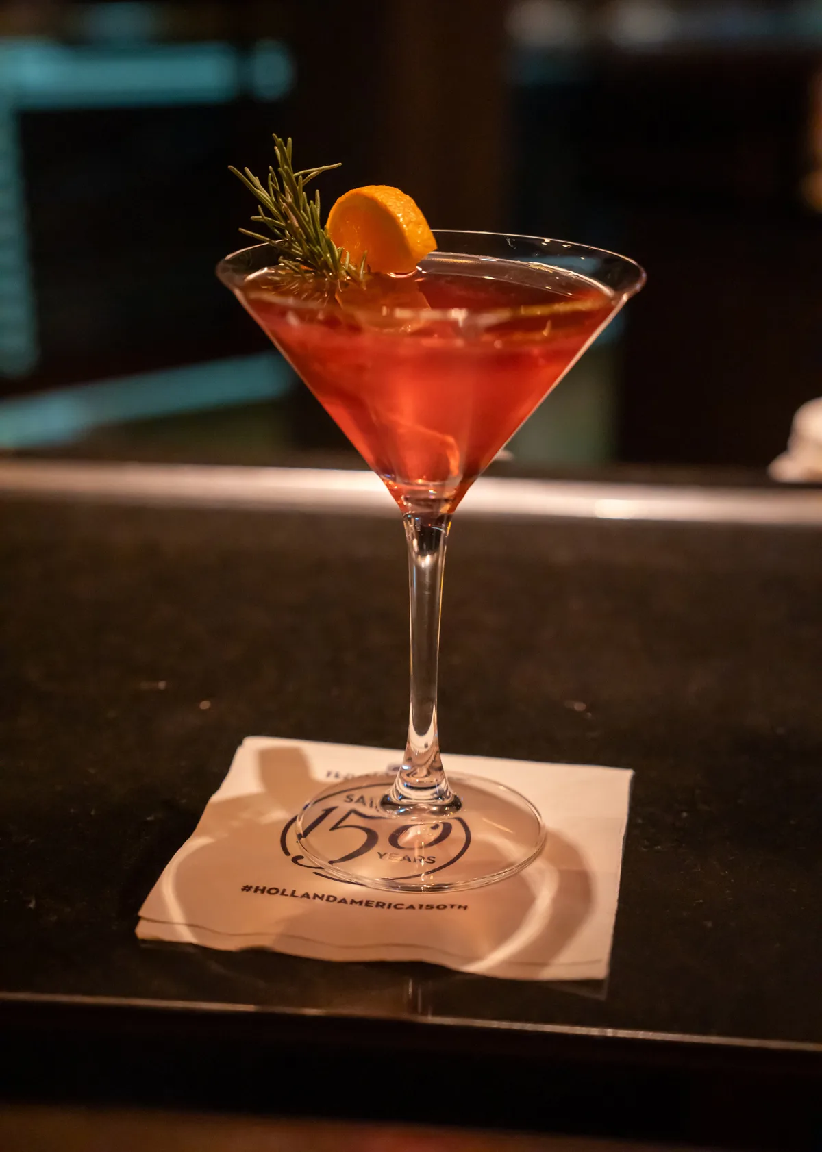 The Mistletoe Martini recipe - exclusive cocktails on Holland America Line