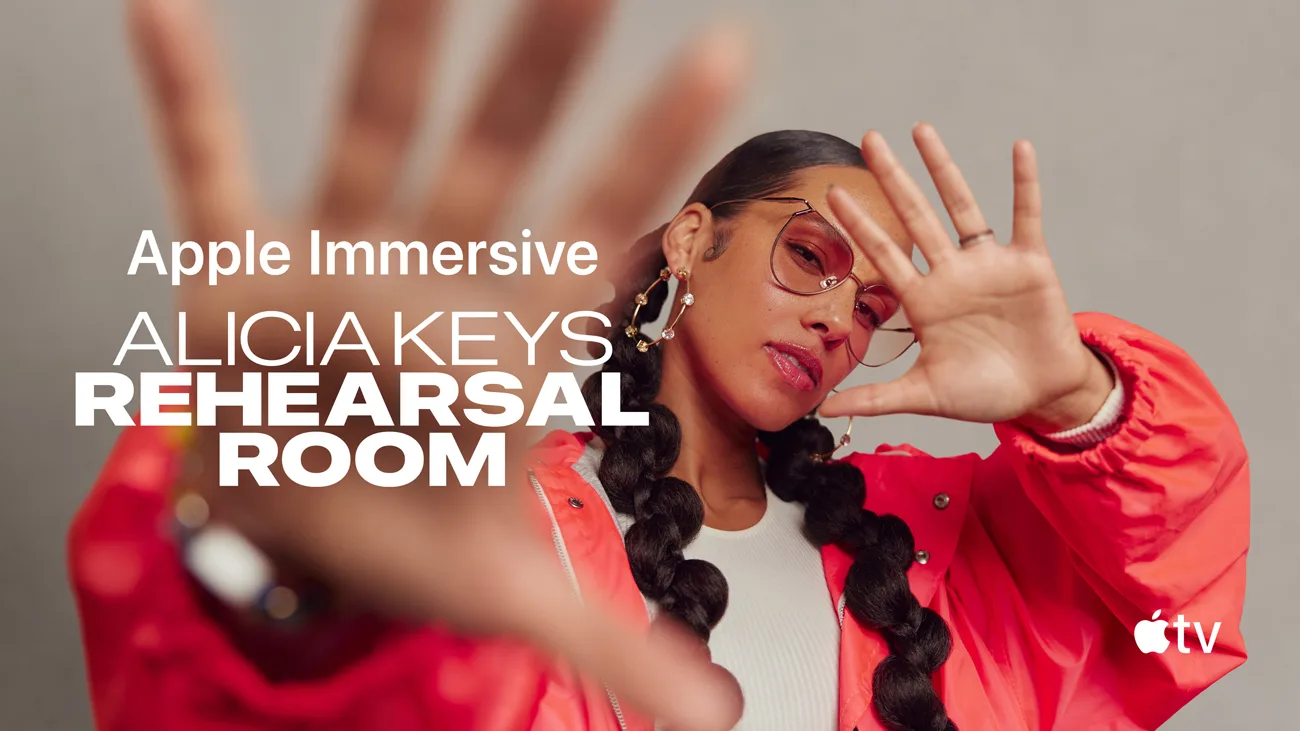 Apple Vision Pro - Apple Immersive video Alicia Keys Rehearsal Room