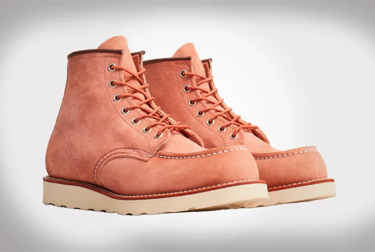 Red Wing Heritage Classic Moc in this “Dusty Rose"