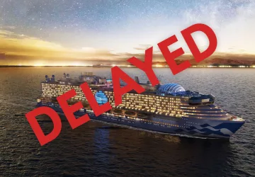 Star Princess delayed delivery in 2025