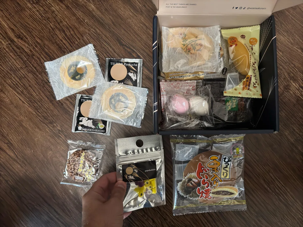 Unboxing the Sakuraco box