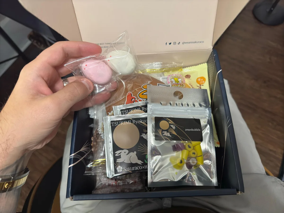 Unboxing the Sakuraco box