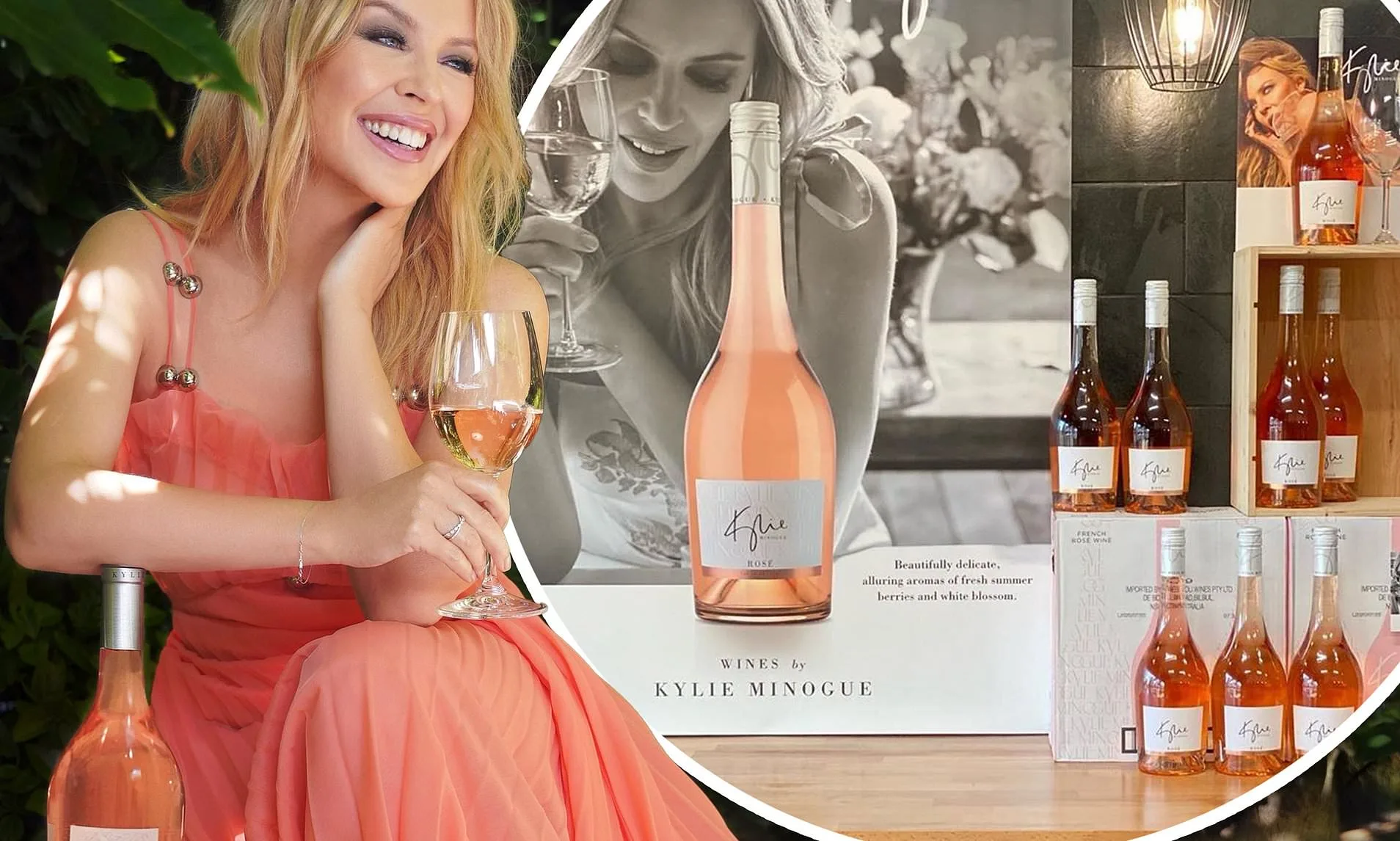 Kylie Minogue's Zero-Proof Sparkling Rosé Debuts in Princess Cruises' Elite Collection