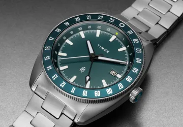 The James Brand × Timex GMT Emerald Edition