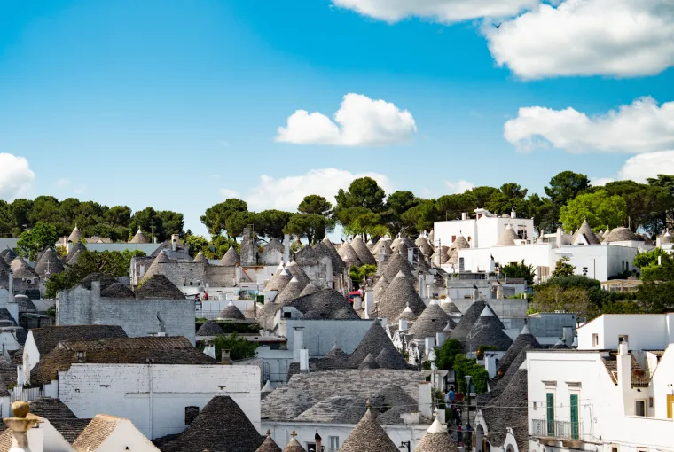 The Trulli houses in Alberobello