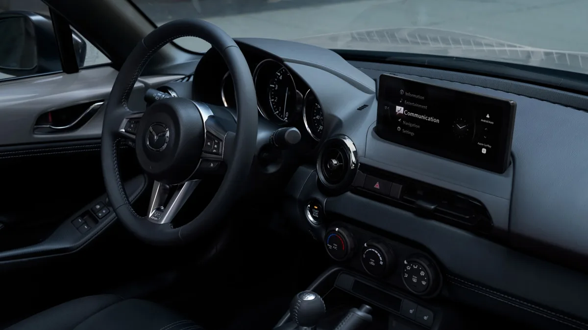 2025 Mazda MX-5 Miata RF dashboard