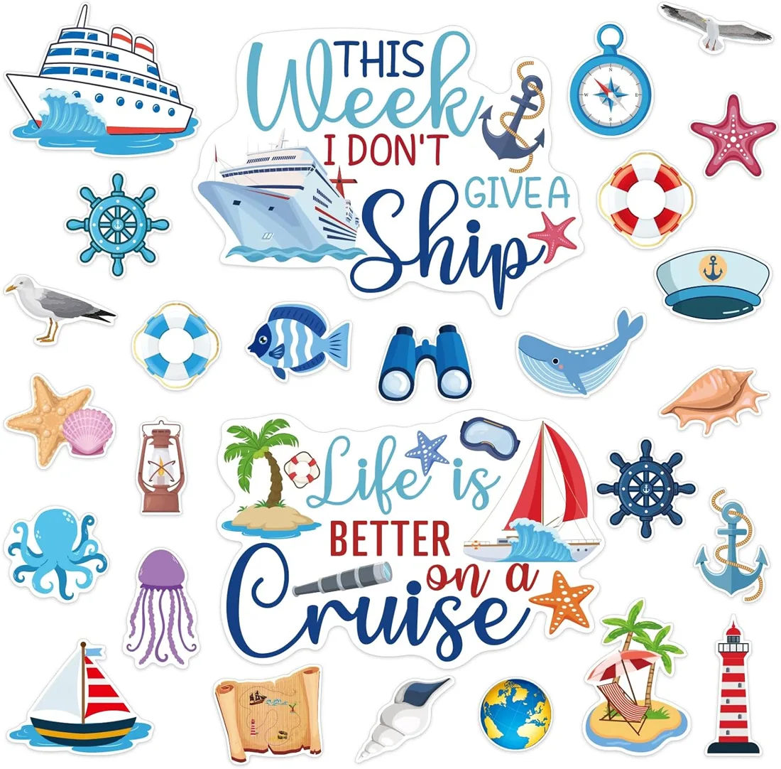 Cruise magnet decorations