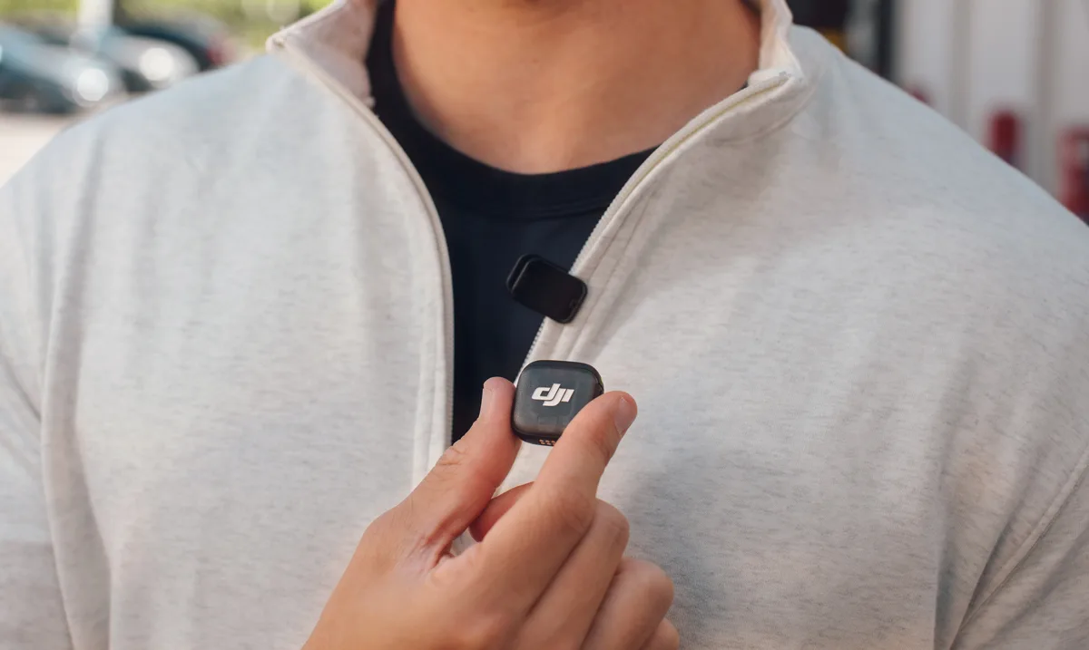 DJI Mic 3 magnetic clip