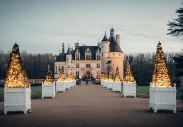 Chateau Chenonceau during the holidays