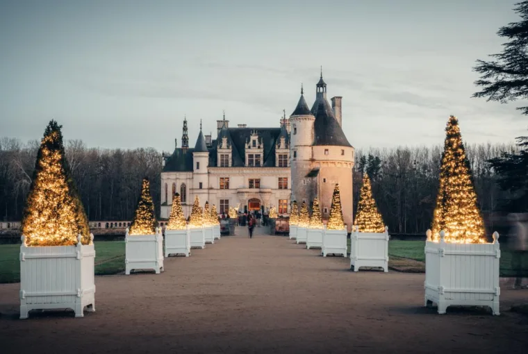 Chateau Chenonceau during the holidays