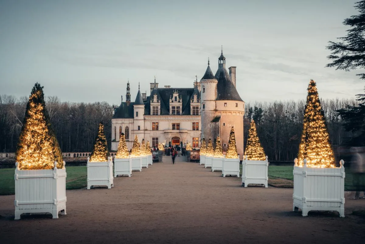 Chateau Chenonceau during the holidays