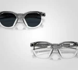 Oakley x Meta HSTN Transitions Smart Glasses in adaptive grey lenses for seamless indoor-outdoor vision