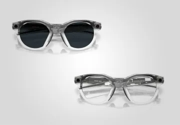 Oakley x Meta HSTN Transitions Smart Glasses in adaptive grey lenses for seamless indoor-outdoor vision