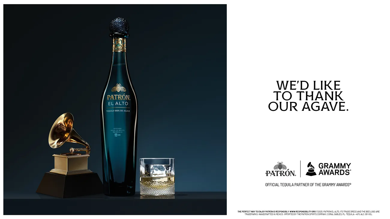 PATRON is Grammy Awards official spirit sponsor