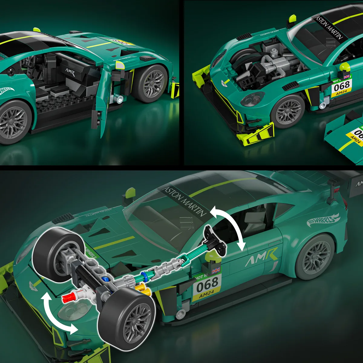 Mattel Brick Shop Aston Martin Vantage GT3