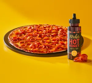 Imo's Honey Trap Pizza with Mike's Hot Honey