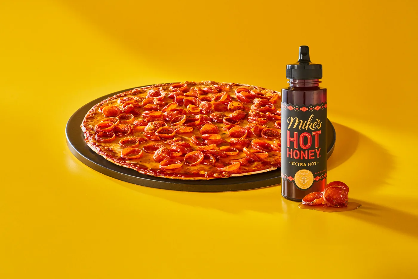 Imo's Honey Trap Pizza with Mike's Hot Honey