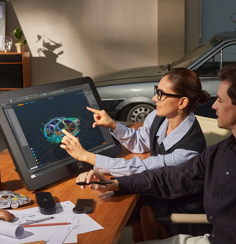 Ten-finger multi touch from XPPen