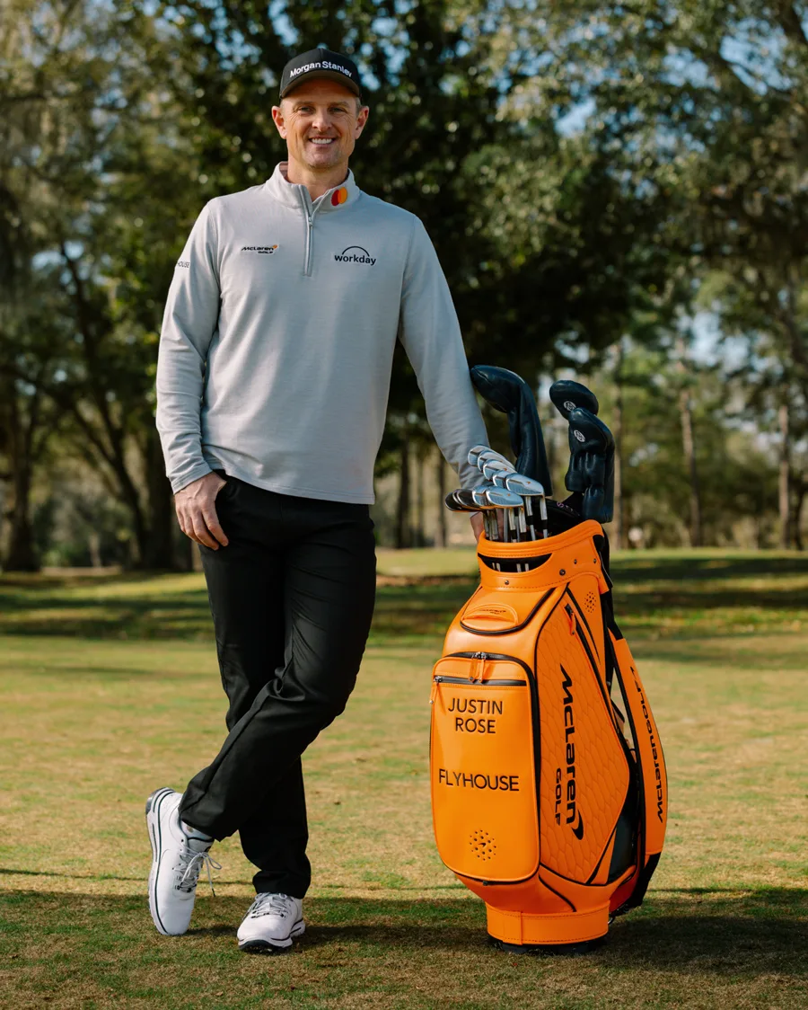 Justin Rose collaborated with McLaren on new golf irons