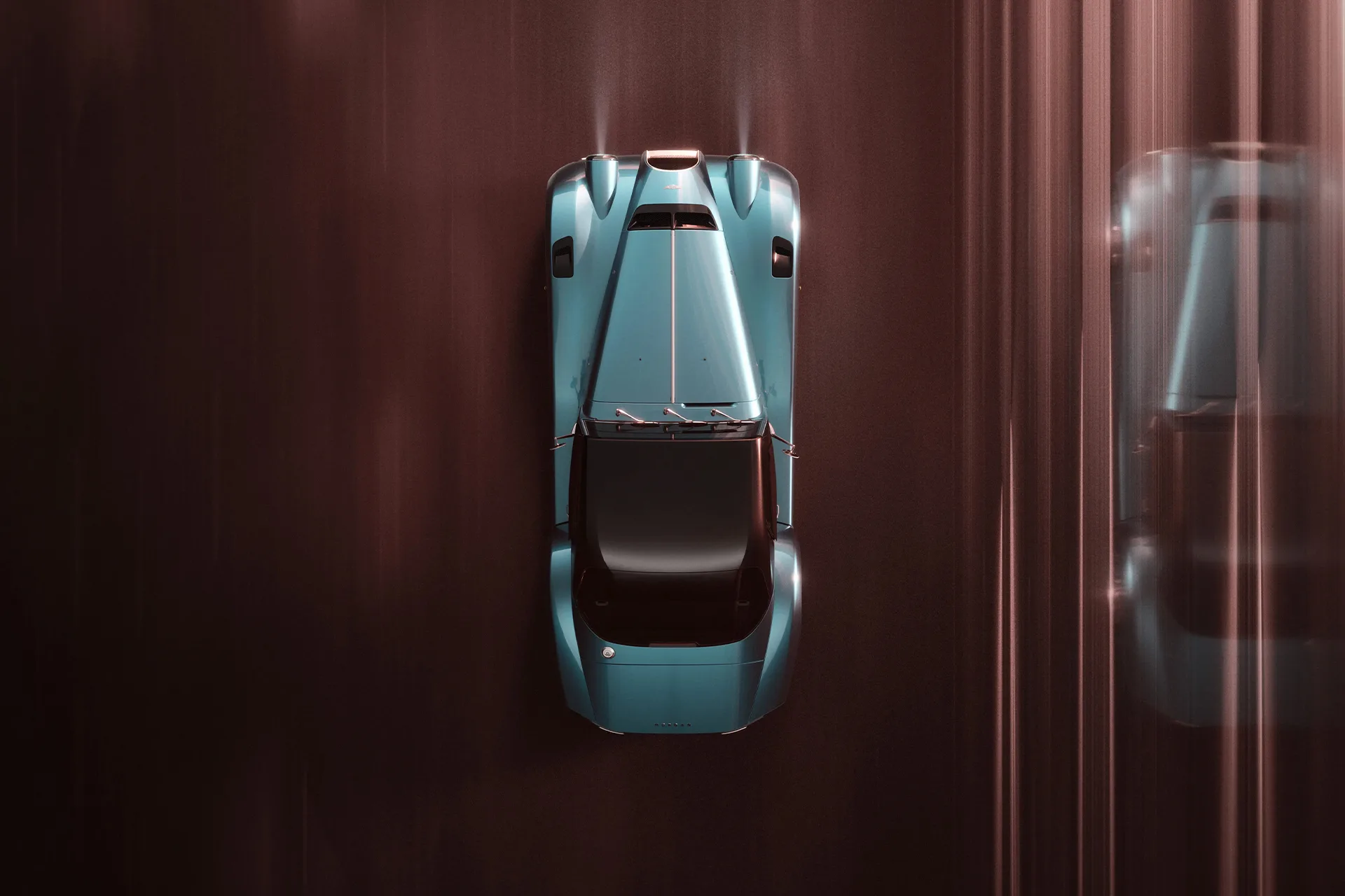 Overhead the Morgan Supersport 400