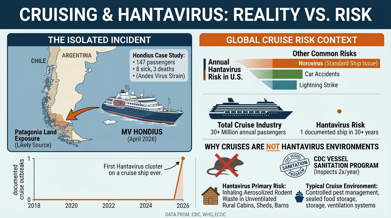 Cruising and Hantavirus risks. Is it worth being scared to cruise?