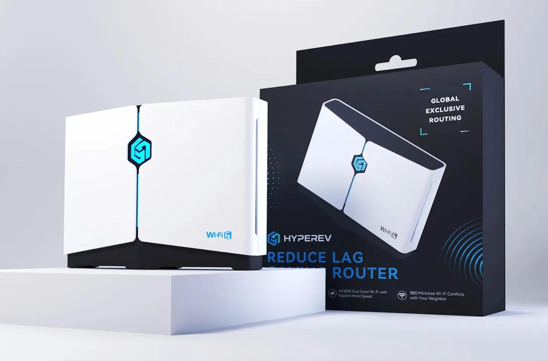 Hyperev Gaming Router GearUp Booster