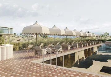 Chapter Chianti pool in Tuscany
