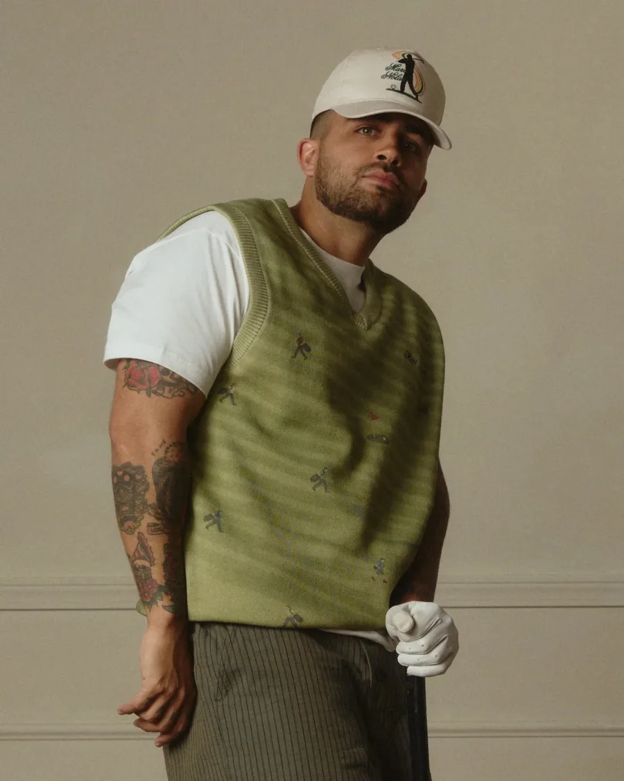 marc nolan Golf Players Knit Vest