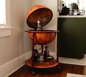 Astoria Grand Globe Bar Liquor Cabinet