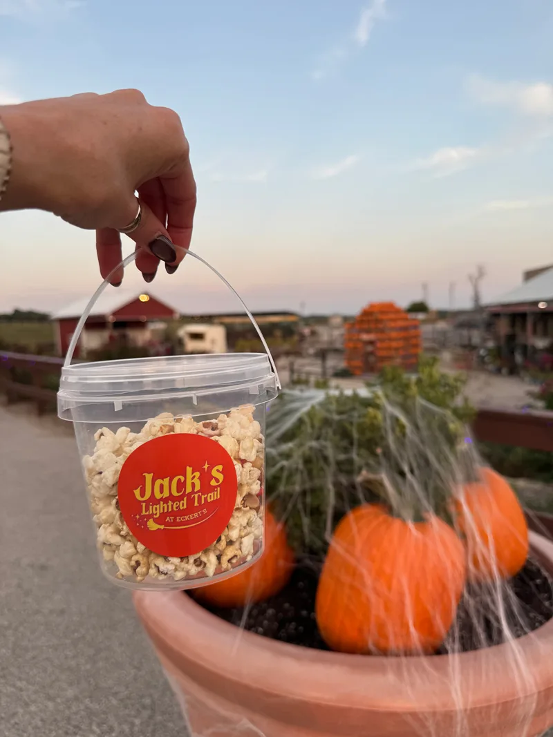Jack's Lighted Trail popcorn bucket
