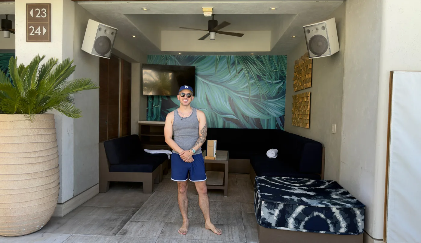 Palms Pool Upper Cabana review