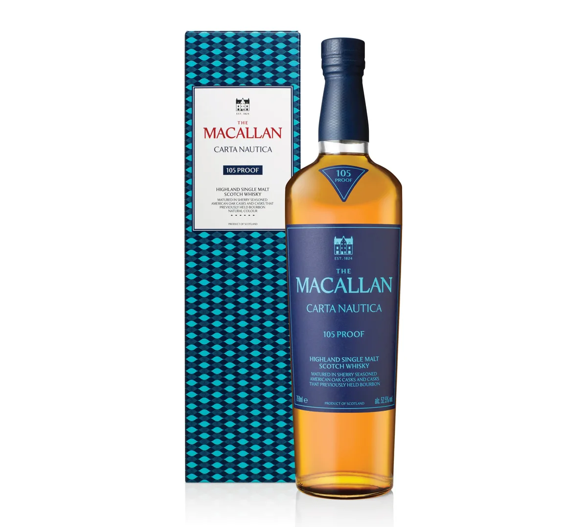2026 Carta Nautica 105 Proof Bottle
