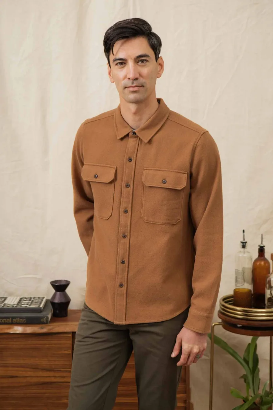 Bridget & Burn Pointer Overshirt / Camel