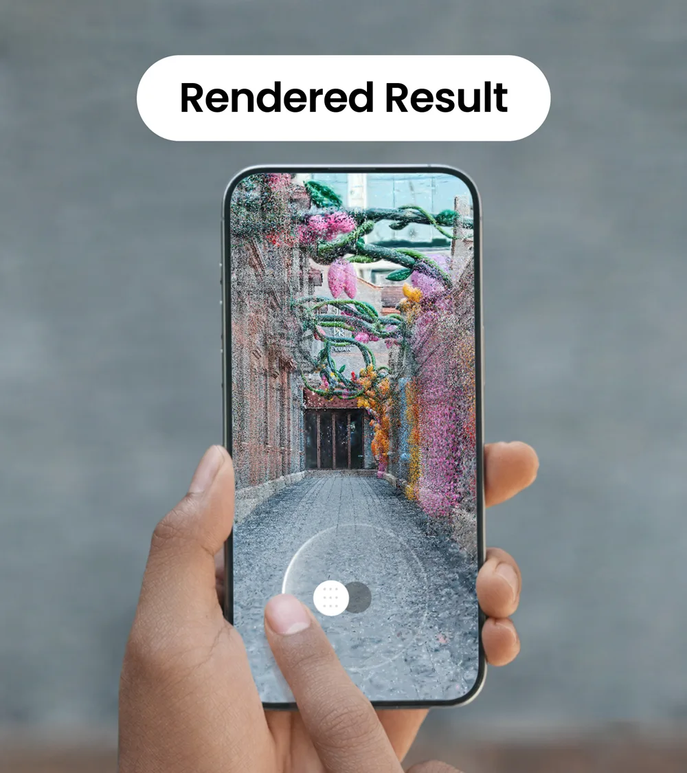 Insta360 Spacial Scan Rendered Results