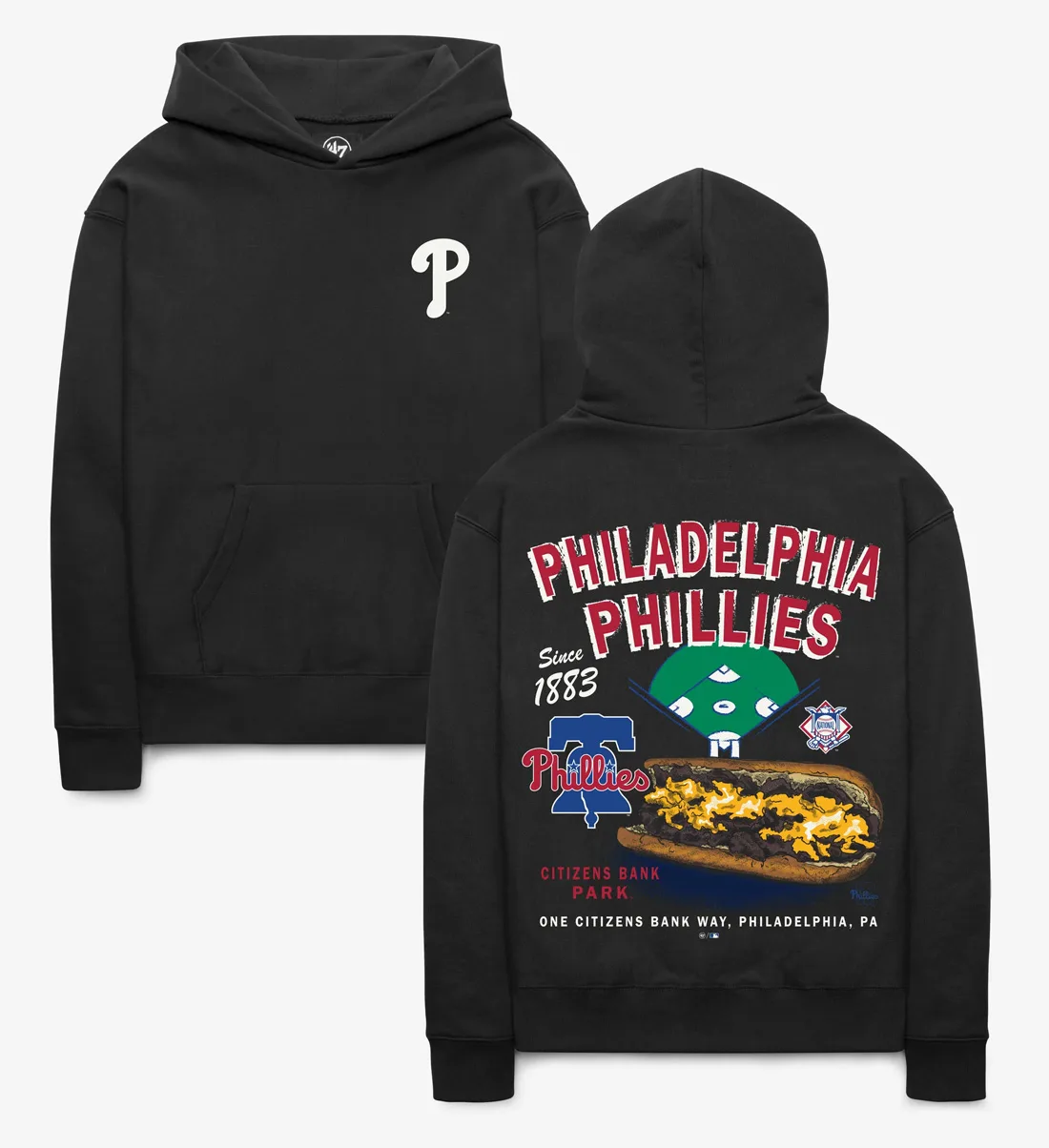 philadelphia phillies stadium eats ’47 foundation hood