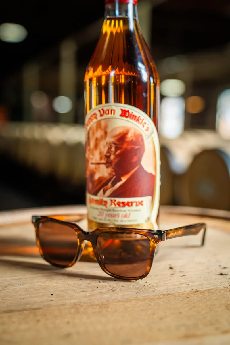 Shady Rays and Pappy & Co. Built Sunglasses Around a Hidden Bourbon Logo