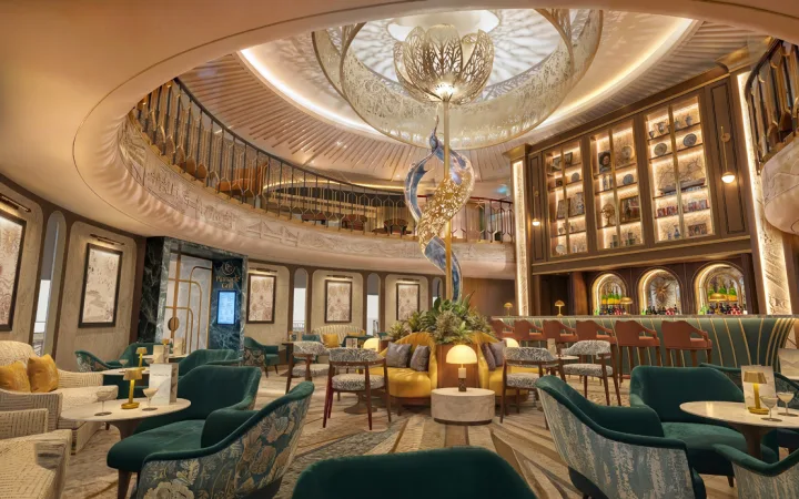Holland America Line’s New Bar 1873 Is a Two-Story Tribute to 150 Years at Sea