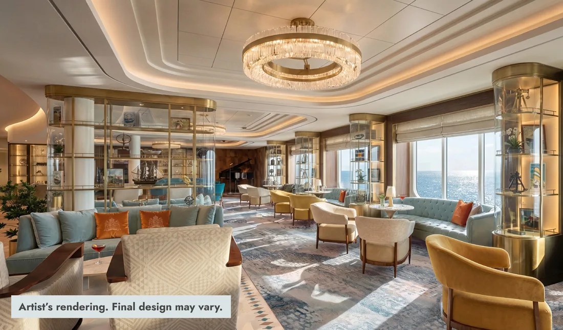 Bar 1873 Lounge Area rendering