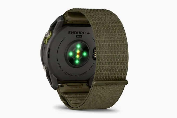 Back of Garmin Enduro 4