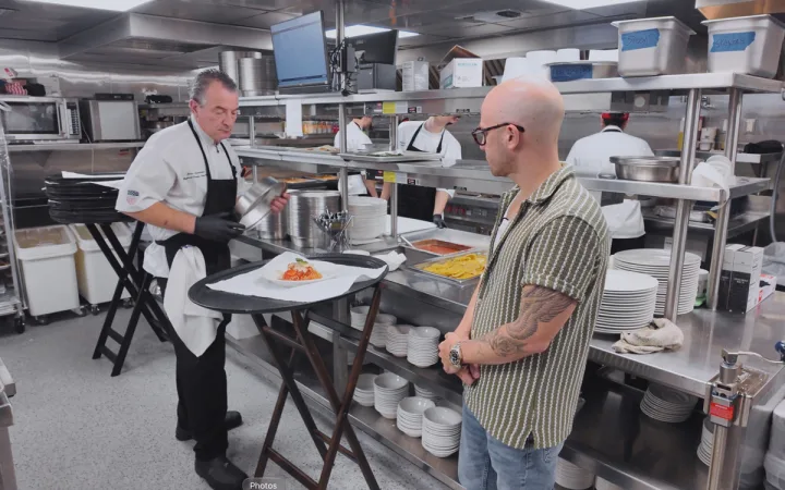 Inside American Cruise Lines’ Galley With a Chopped Champion