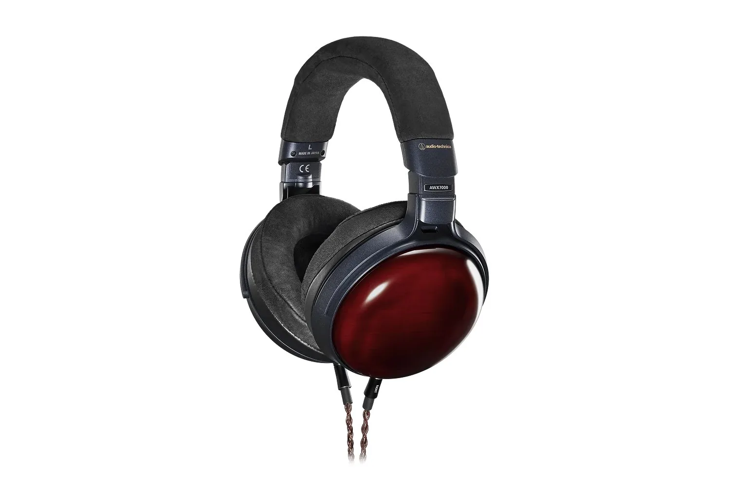 Audio-Technica ATH-AWX7000 closed-back headphones with Kiso cypress earcups