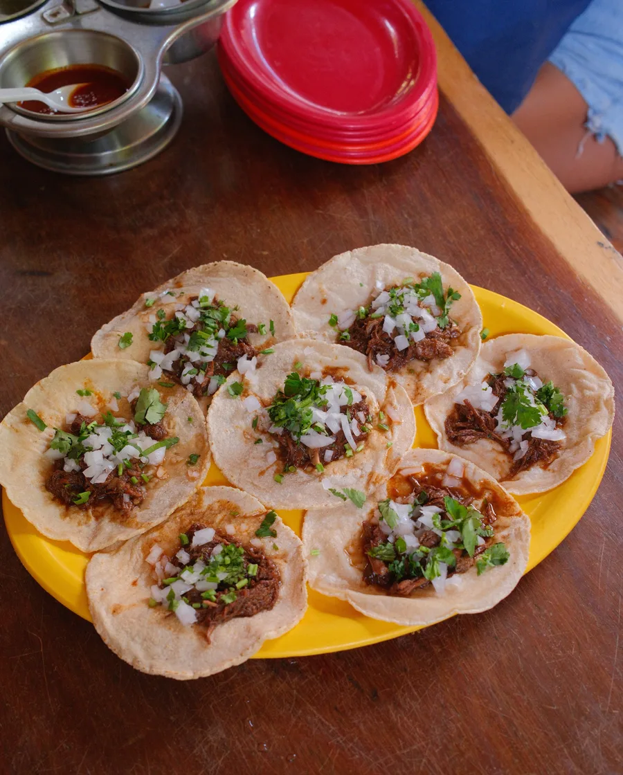 Birria tacos from Sayulita, Mexico food tour