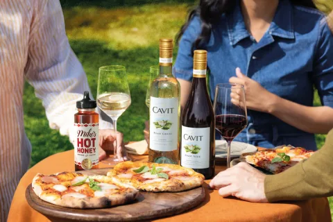 Cavit x Mike's Hot Honey collaboration