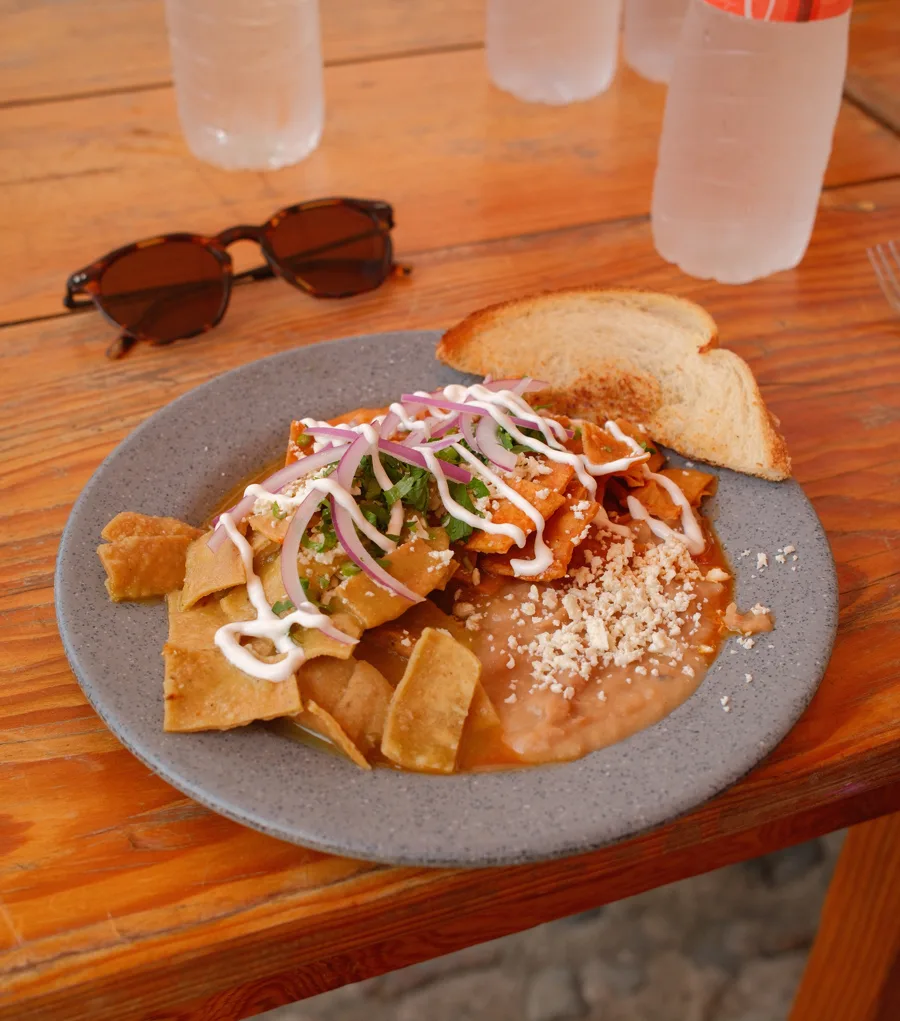 Chilaquiles in Sayulita, Mexico