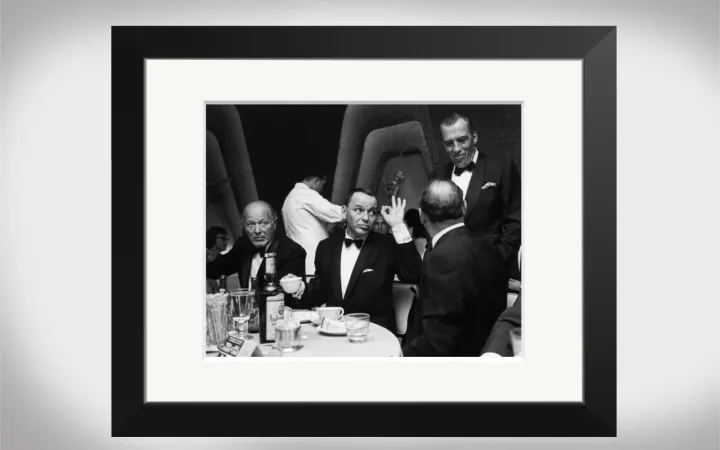 Frank Sinatra A OK Framed Print