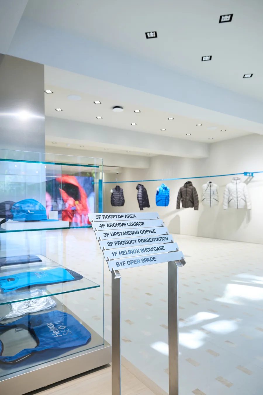 Helinox store map in Seoul